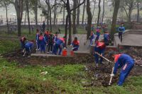Cleaning at 