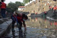 Pashupati Aryaghat Cleaning Program in presence of Respected Sangita Didi!!