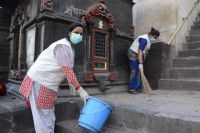 Pashupati Aryaghat Cleaning Program in presence of Respected Sangita Didi!!