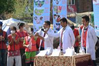 Cleaning and Relief Distribution Program at Bhaktapur