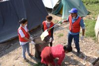 Cleaning and Relief Distribution Program at Bhaktapur