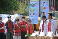 Cleaning and Relief Distribution Program at Bhaktapur