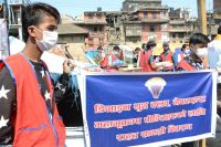 Cleaning and Relief Distribution Program at Bhaktapur