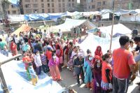 Cleaning and Relief Distribution Program at Bhaktapur