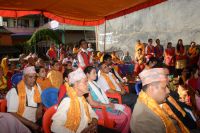 Stone Laying Ceromony of Satsang Hall