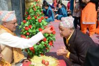 Bijaya Dashami Celebration at Shyama Shyam Dham,Thimi