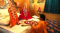 Respected sangita Didi at Mangarh on the occasion of Jagadguruttam Diwas.