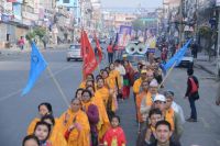 Grand Nagar Sankirtan in Pokhara