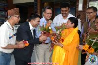 Arrival of Respected Sangita Didi in Nepal