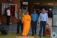 Arrival of Respected Sangita Didi in Nepal