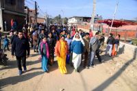 Respected Sangita Didi casting her Ballot