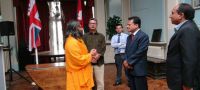 Swamiji at Nepal Embassy London, UK 