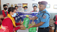 Donation program at Dharan