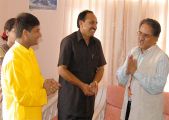 Former Prime Minister of Nepal,Mr. Pushpa Kamal Dahal Visiting to Respected Swami Shree Haridas Ji