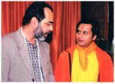 Former Indian Ambassador to Nepal,Mr. Rakesh Sood visiting to Respected Swami Shree Haridas Ji