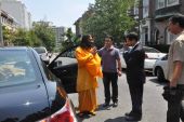 Ambassador of Nepal To USA, Dr. Shankhar Prasad Sharma with Respected Swami Shree Haridas Ji 