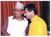 Former Chief Justice of Nepal Mr. Kedar Nath Upadhaya Visiting to Respected Swami Shree Haridas Ji