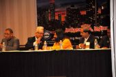 Former Prime Minister Of Nepal with Respected Swami Shree Haridas Ji at 31st ANMA/NASEA joint Convention 2012,Indiana,USA